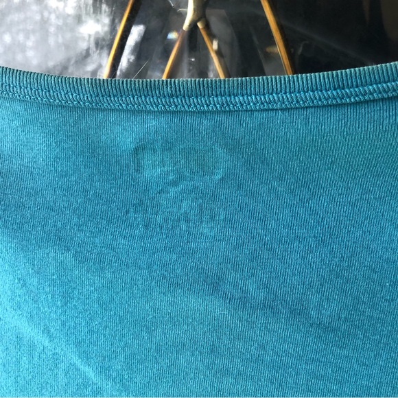 Duluth Trading Tee, Turquoise, Size M, good condition - Picture 4 of 4